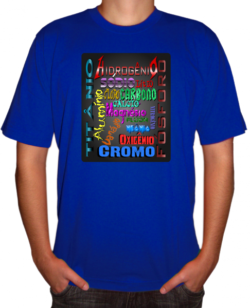 Camiseta Química - Elementos Químicos