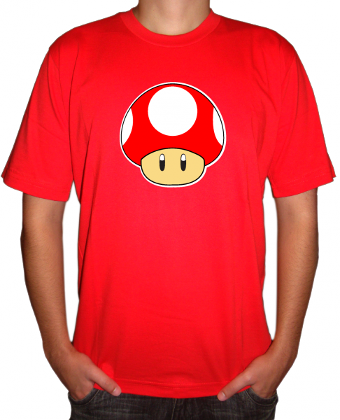 Camiseta Cogumelo Mário Brós