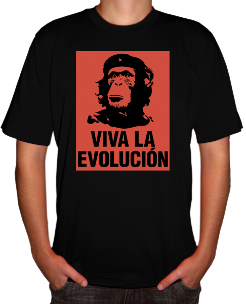 Camiseta biologia Viva la Evolución